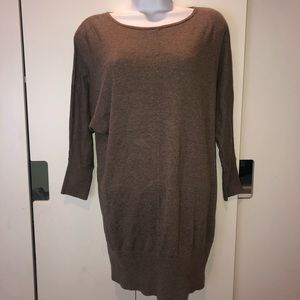 Old Navy M brown tunic sweater/ dress
